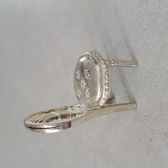 Vintage Godinger Silver Miniature Chair Decor Or Dollhouse - Picture 5 of 11